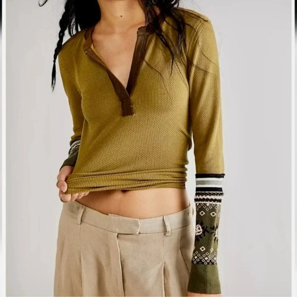 Free People Mikah Thermal Top - Picture 2 of 6